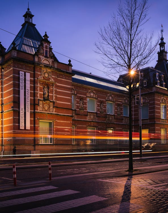 Amsterdam Museum entrance with historical exhibits, located in the heart of Amsterdam, Netherlands.