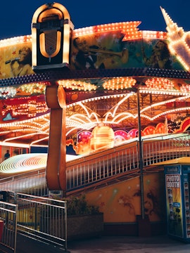 Berjaya Times Square indoor theme park roller coaster ride, Kuala Lumpur.