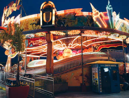 Berjaya Times Square indoor theme park roller coaster ride, Kuala Lumpur.