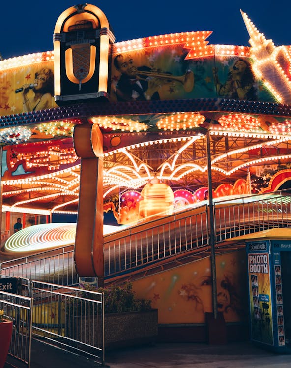 Berjaya Times Square indoor theme park roller coaster ride, Kuala Lumpur.