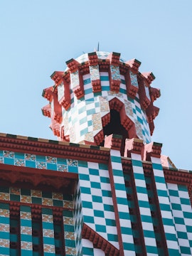Casa Vicens in Barcelona, showcasing Gaudi's architectural style.