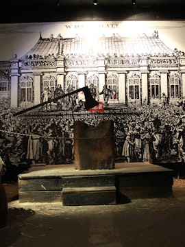 Clink Prison Museum entrance in London, showcasing historical prison artifacts.