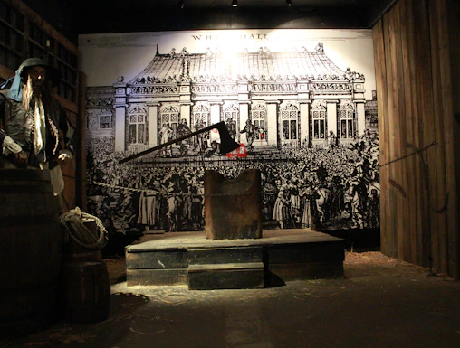 Clink Prison Museum entrance in London, showcasing historical prison artifacts.