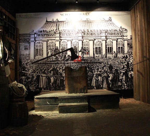 Clink Prison Museum entrance in London, showcasing historical prison artifacts.