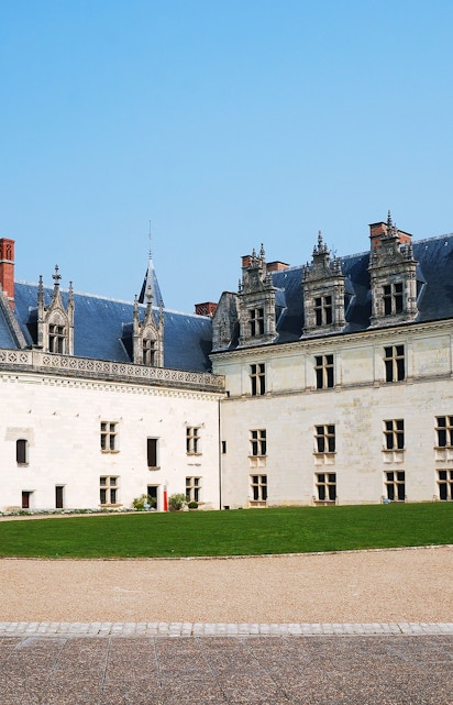 Château Royal d'Amboise in Loire Valley with historic architecture and scenic gardens.