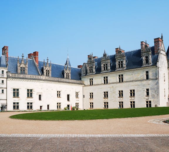 Château Royal d'Amboise in Loire Valley with historic architecture and scenic gardens.