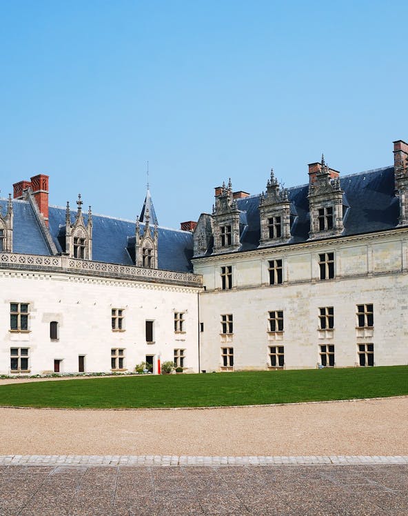Château Royal d'Amboise in Loire Valley with historic architecture and scenic gardens.