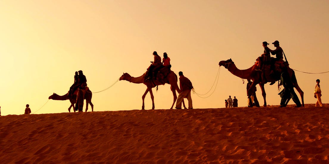 Kamelreiten in Dubai