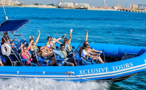 90-Minute Speedboat Tour: Marina, Atlantis, Palm & Burj Al Arab