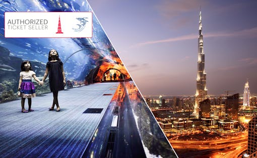 Burj Khalifa: Fast Track Access + Dubai Aquarium Combo