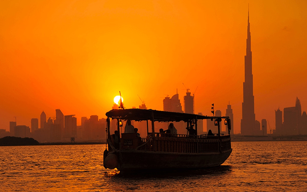 Abra Ride in the Dubai Water Canal