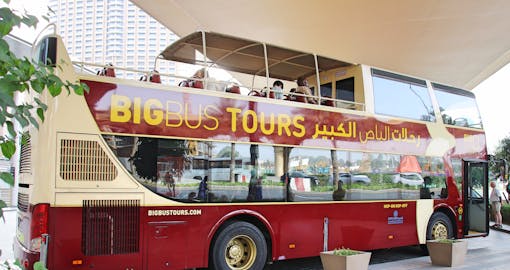 Big Bus Dubai Hop-On Hop-Off Classic, Premium, Deluxe Bus Tours