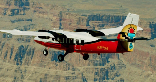 Grand Canyon West Rim Airplane Tour with Optional Legacy Pass (Self-Drive)