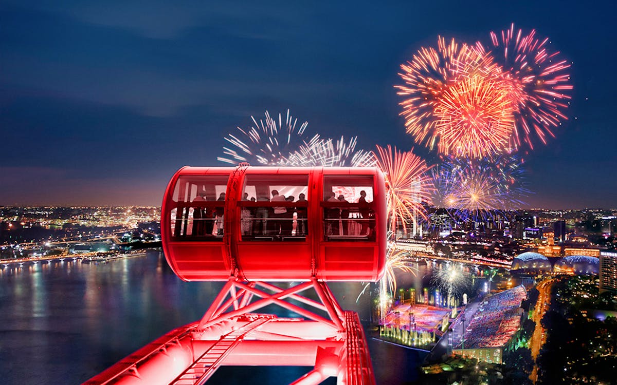 singapore flyer night discovery with river boat tour & 1 day hopper pass-1 singapore flyer night discovery with river boat tour & 1 day hopper pass-1