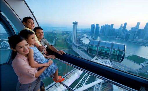 Singapore Flyer Night Discovery with River Boat Tour & 1 Day Hopper Pass