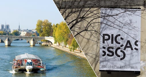 Priority Access Tickets to Picasso Museum + Seine River Cruise