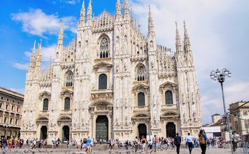 Duomo di Milano, Tetto e terrazze - Ingresso in ascensore