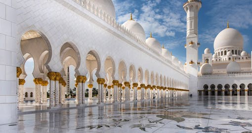 Abu Dhabi Mosque & Louvre Museum with Lunch from Dubai