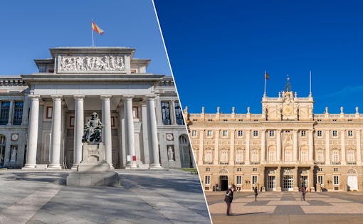 Guided Tour of the Royal Palace of Madrid and the Prado Museum with Skip the Line Tickets