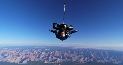 GC SkyDiving Experience with Full Day South Rim Bus Tour