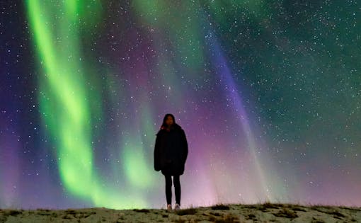 Southern Iceland Lava Fields, Glaciers & Beaches Tour with Northern Lights