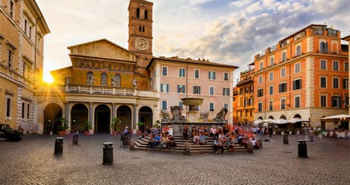Trastevere Stroll with Exclusive Private Dinner