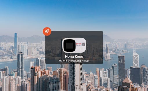 4G WiFi (Hong Kong Pick Up)