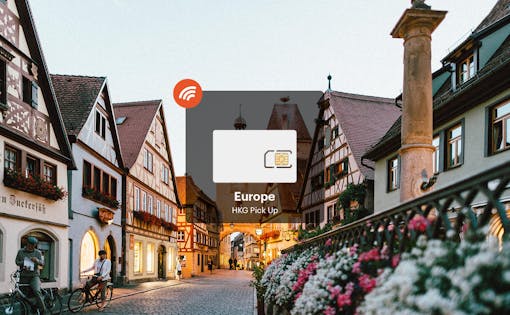 Europe 4G Unlimited Data Pick Up From Hong Kong