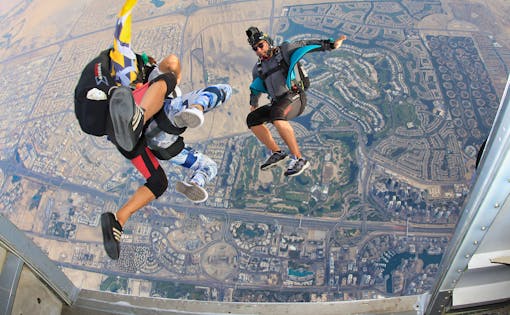 SkyDive Dubai: Tandem Skydiving at Palm Drop Zone with Free Hotel Transfers
