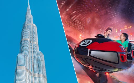 Burj Khalifa: At the Top (Level 124 & 125) + IMG World of Adventure