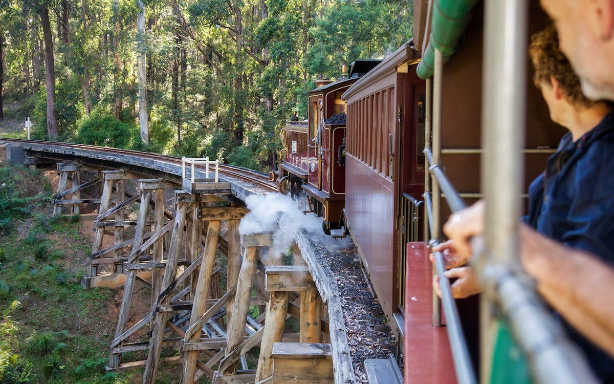 puffing billy steam train ticket-0 puffing billy steam train ticket-0