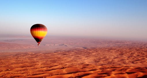 Dubai Shore Excursion: Hot Air Balloon above Dubai