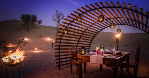 Romantic Dinner Desert Safari