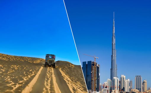 Desert Safari and Burj Khalifa: At the Top (Level 124 & 125)