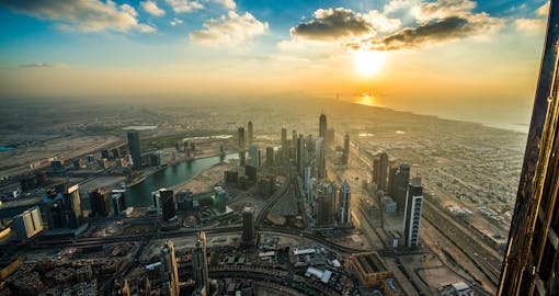 Burj Khalifa and Dhow Dinner Cruise Combo