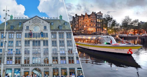 Skip The Line Combo: City Canal Cruise & Madame Tussauds