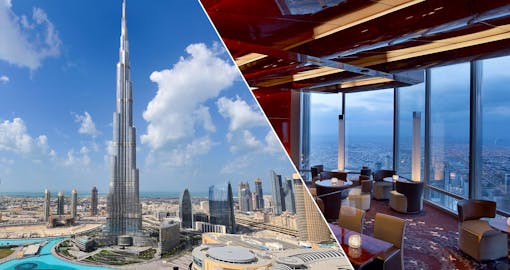 Burj Khalifa: At the Top (Level 124 & 125) & 3-Course Meal