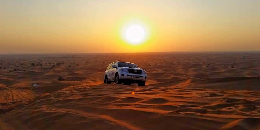 Dubai in september-evening desert safari