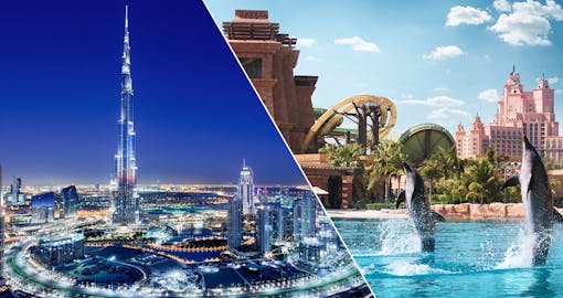Aquaventure Waterpark & Dubai City Tour Combo