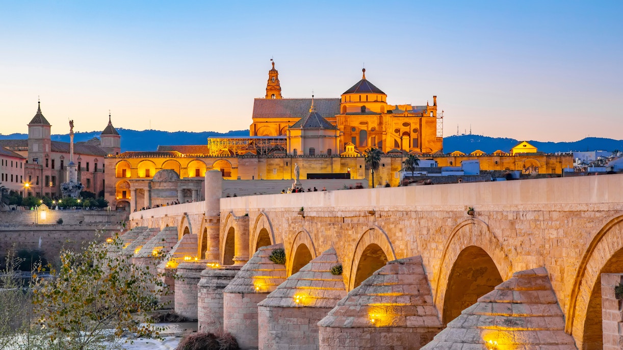 Córdoba Mosque at sunset