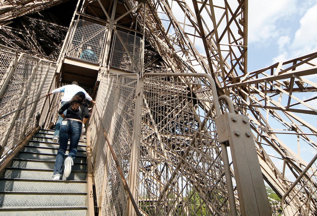 Eiffel tower stairs
