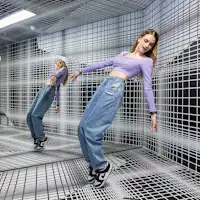 Musuem of Illusions Dubai - Anti gravity room