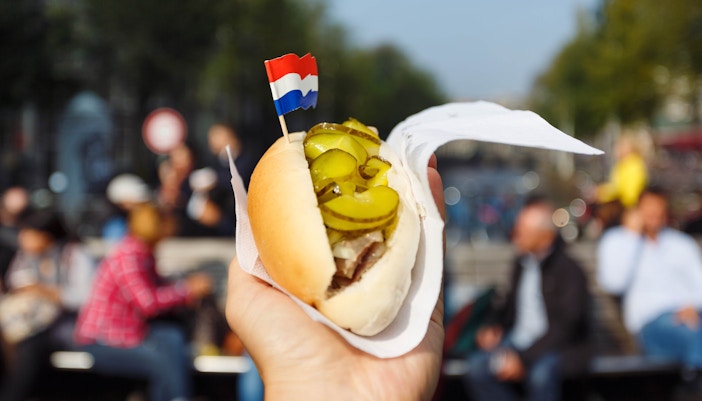 Amsterdam food tour with traditional Dutch cheese and stroopwafels.