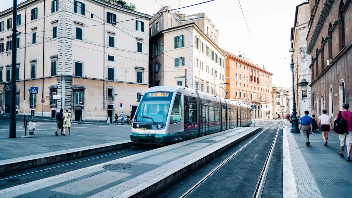 visiting Strozzi Palace by Tram