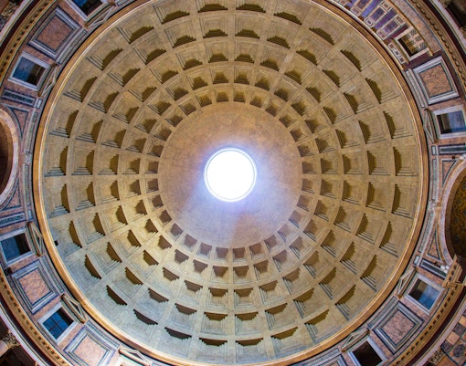 Rome Pantheon Oculus Harmonious Proportions