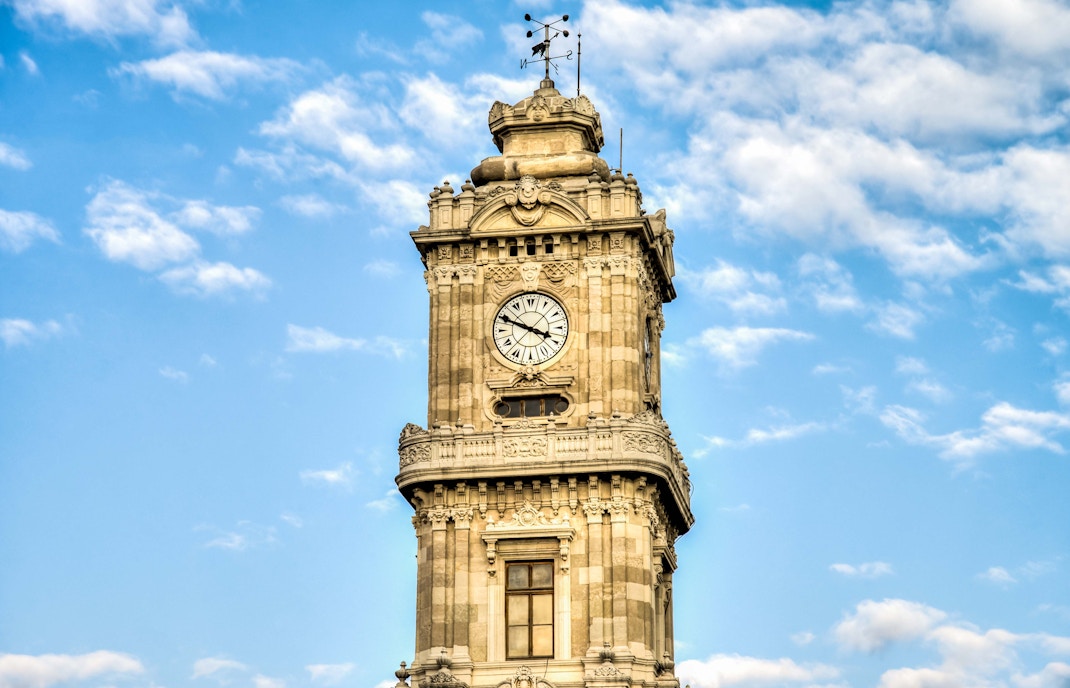 Clock Tower at the Dolmabahce Palace