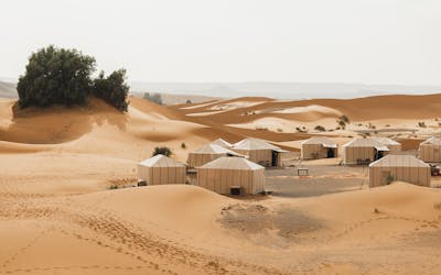 Camping in Dubai Desert