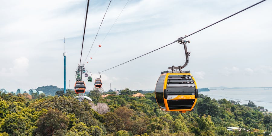 Singapore in September - cable car