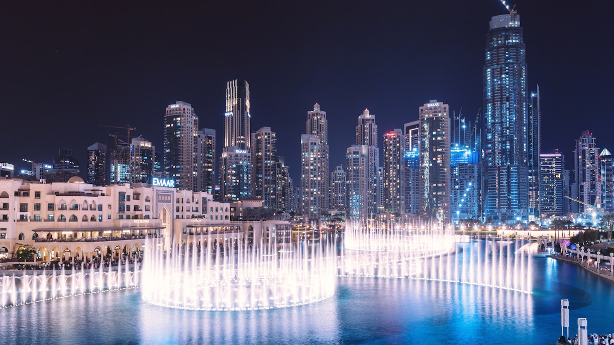 A fonte de Dubai