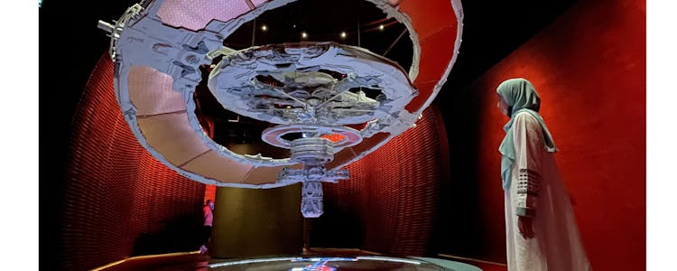 inside museum of the future - exhibits